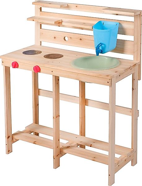 Happy People Outdoor-Spielküche Holz, Kunststoff, FSC® günstig online kaufen
