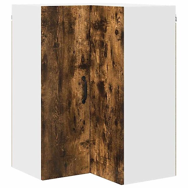vidaXL Küchenwandschrank mit Regal Geräucherte Eiche 57 x 57 x 80 cm 884729 günstig online kaufen