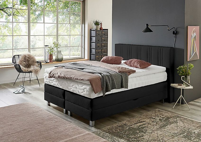 Westfalia Schlafkomfort Boxspringbett wahlweise mit Bettkasten und Topper günstig online kaufen