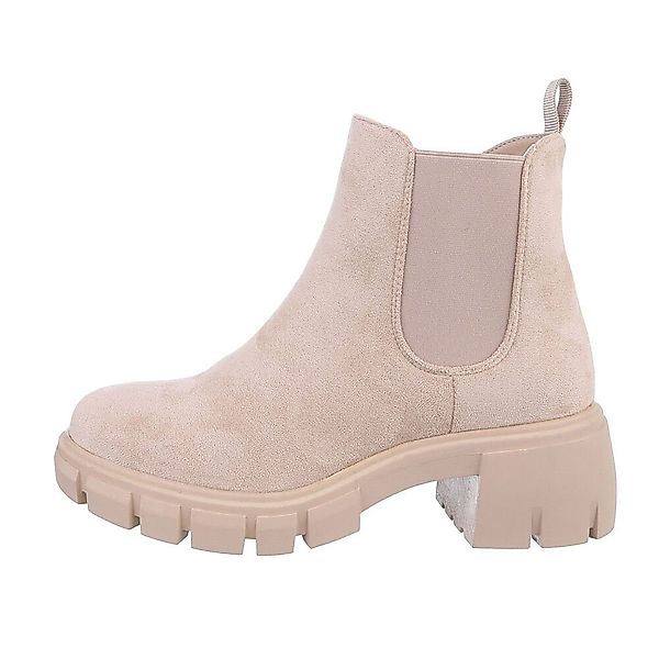 Ital-Design Damen Freizeit Plateaustiefelette (84556872) Blockabsatz günstig online kaufen