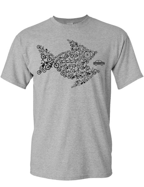 Baddery Print-Shirt Fahrrad T-Shirt: "Bikes of günstig online kaufen