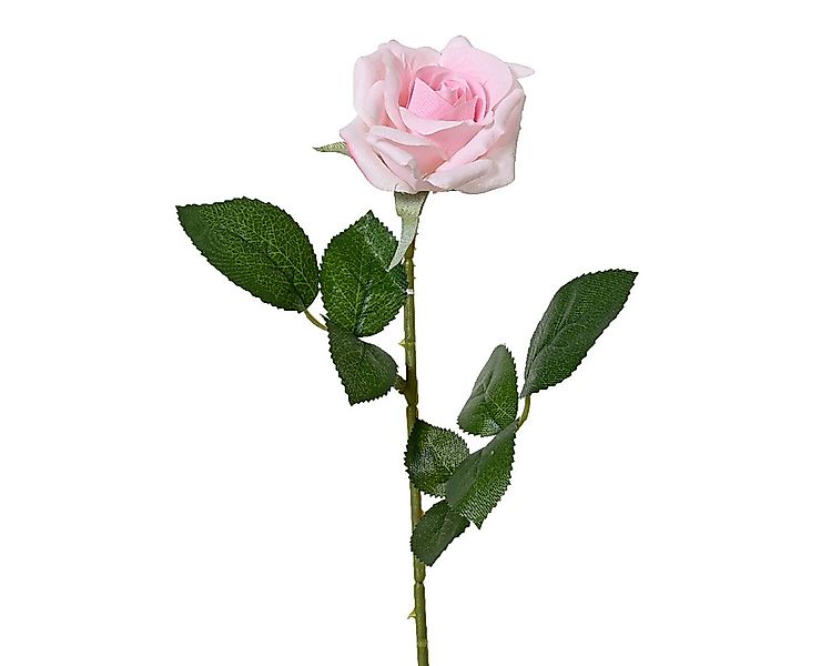 Kunstblume, Decoris season decorations, Künstliche Rose mit Stiel 8x55cm Ro günstig online kaufen