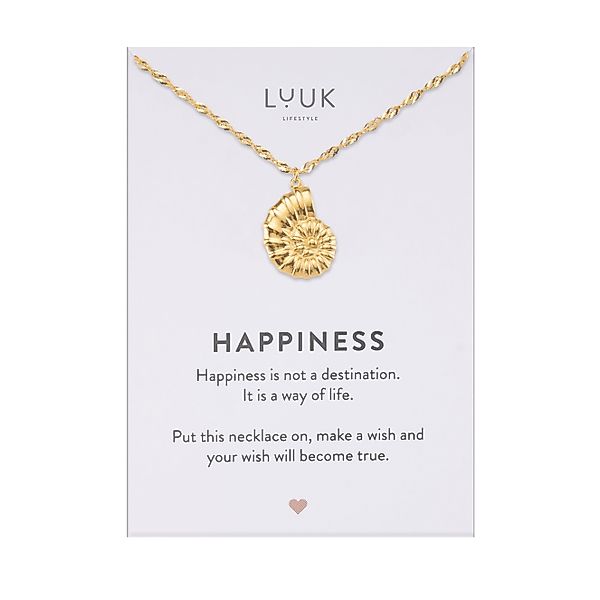 LUUK LIFESTYLE Kette mit Anhänger Muschel, günstig online kaufen