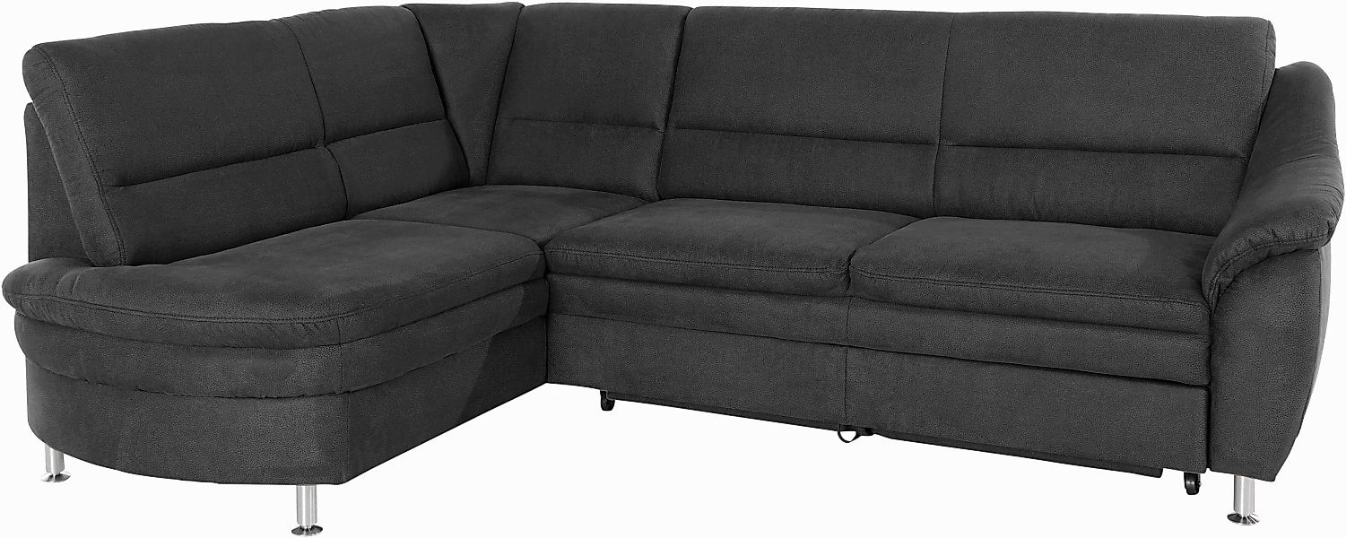 Places of Style Ecksofa »Cardoso L-Form«, Federkern, wahlweise mit Bett, Sc günstig online kaufen