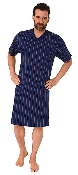 Normann Pyjama Herren kurzarm Nachthemd in günstig online kaufen