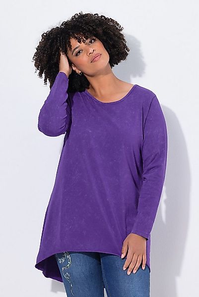 Angel of Style T-Shirt Longshirt A-Linie cold dyed Jersey - vorgewaschen günstig online kaufen