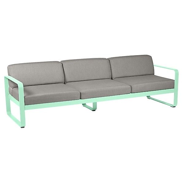 Bellevie 3-Sitzer Lounge-Sofa 83 Opalgrün B8 Taupegrau günstig online kaufen