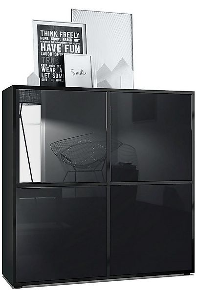 Vladon Highboard Cuba V2 (Schrank, 104 x 105,5 x 35,5 cm Sideboard mit 8 Fä günstig online kaufen