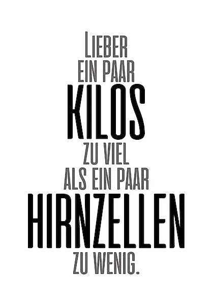 queence Wanddekoobjekt »Lieber ein paar Kilos ...« Stahlschild, Blechschild günstig online kaufen