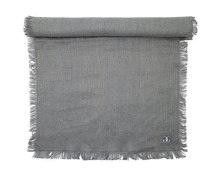 Greengate Tischläufer Leinen Tischläufer grau 140x45cm günstig online kaufen