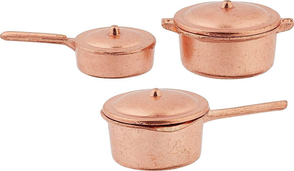 HobbyFun Dekofigur Miniatur Topfset (3 St), 3-teilig 1,8 cm - 4 cm günstig online kaufen