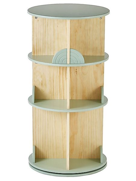 vertbaudet Bücherregal Drehbares Kinderzimmer Bücherregal REGENBOGEN günstig online kaufen