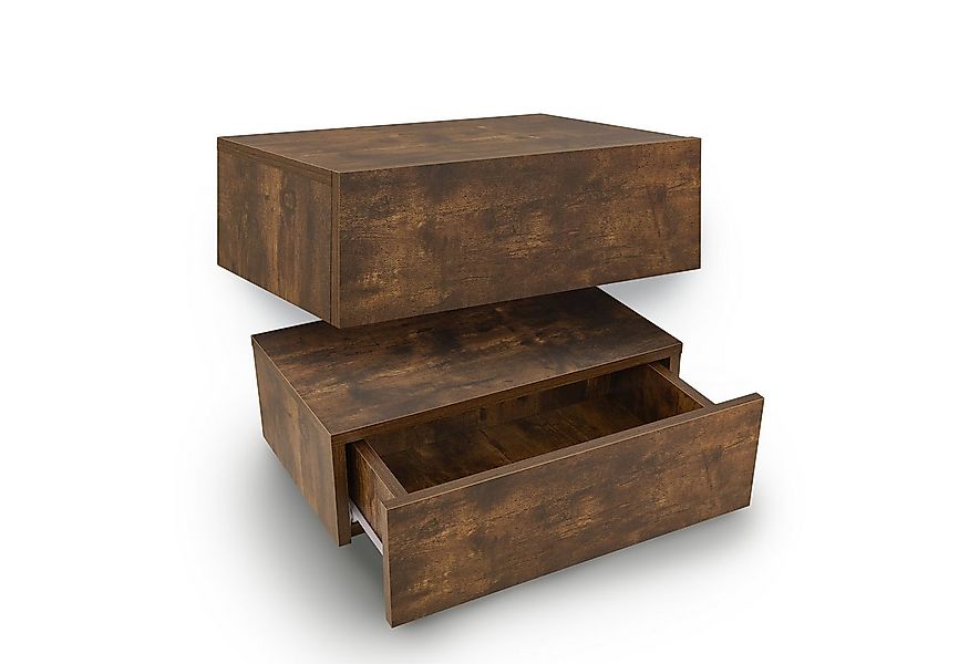 Juskys Wandregal, 1 Schublade pro Regal, Holz, Wandmontage, inkl. Befestigu günstig online kaufen