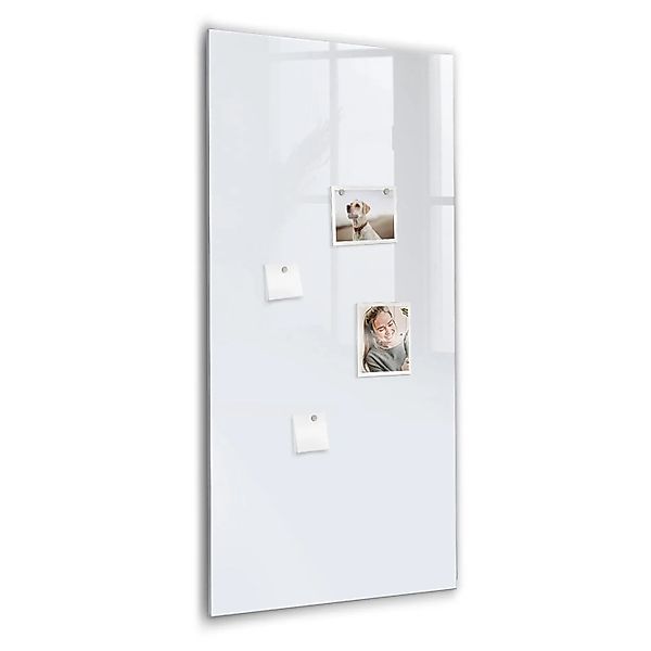 Tulup Beschreibbare Glasmagnettafel Farbe Dunkelweiß 60x120 cm Magnettafel günstig online kaufen
