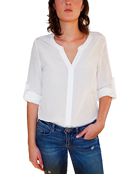 Posh Gear Seidenbluse Damen Bluse Camicetta günstig online kaufen
