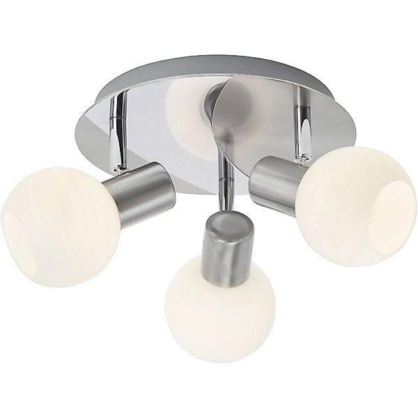 Brilliant Spotrondell Tiara 3-flammig Eisen und Weiß günstig online kaufen