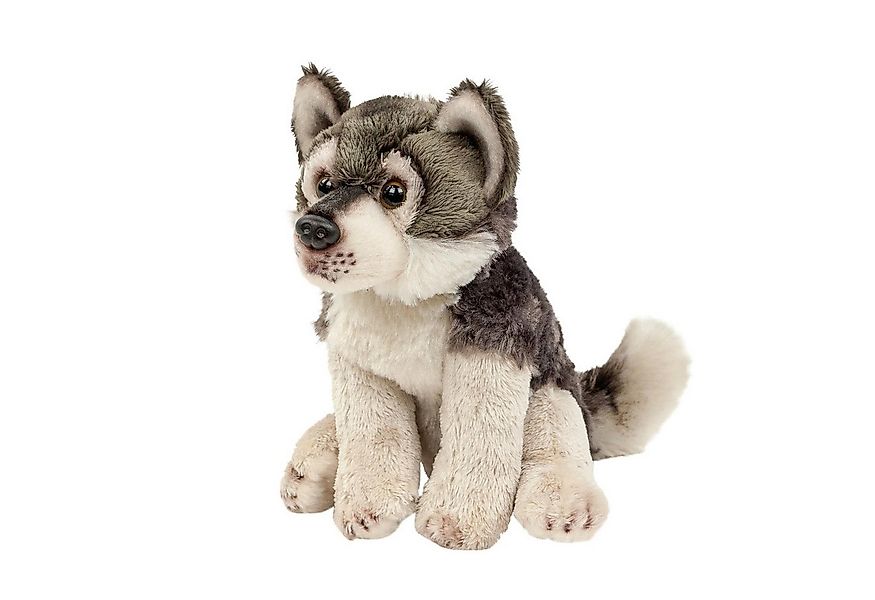 Teddys Rothenburg Kuscheltier Wolf 15 cm sitzend Plüschtier Plüschwolf günstig online kaufen