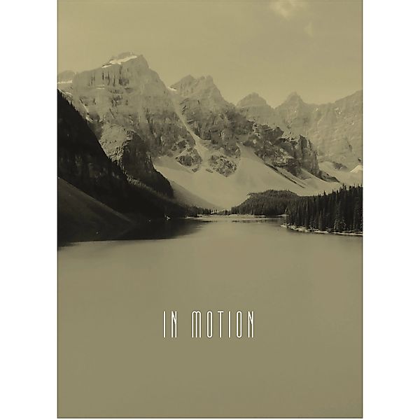Komar Bild "Word Lake In Motion Sand" Natur 1 Stk. tlg. Wandbild zur Dekora günstig online kaufen