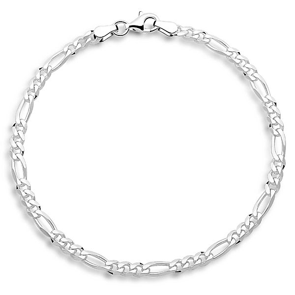 Tony Fein Silberarmband Figaroarmband 4mm 925er günstig online kaufen