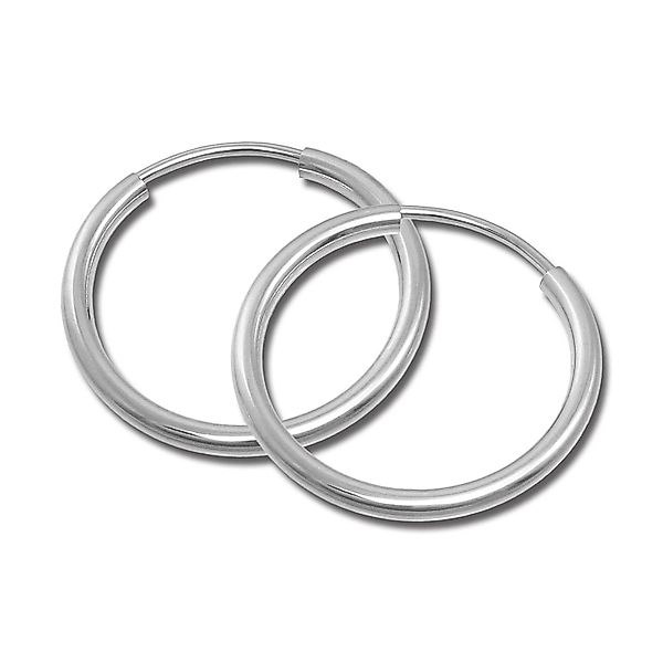 SilberDream Paar Creolen SilberDream Ohrringe 25mm günstig online kaufen
