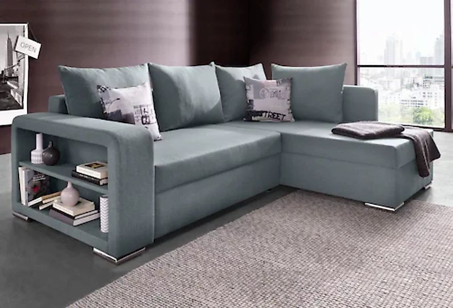 COLLECTION AB Ecksofa »John L-Form«, mit Bettfunktion, Bettkasten und integ günstig online kaufen