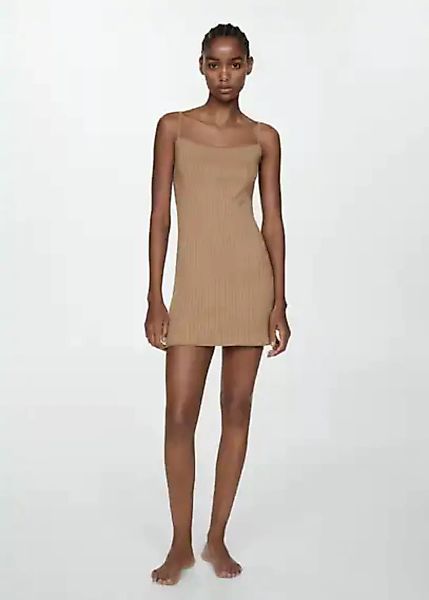 Kleid mit Rippmuster günstig online kaufen