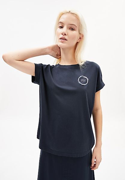 T-Shirt IDAA SMALL CIRCLE in night sky von ARMEDANGELS günstig online kaufen