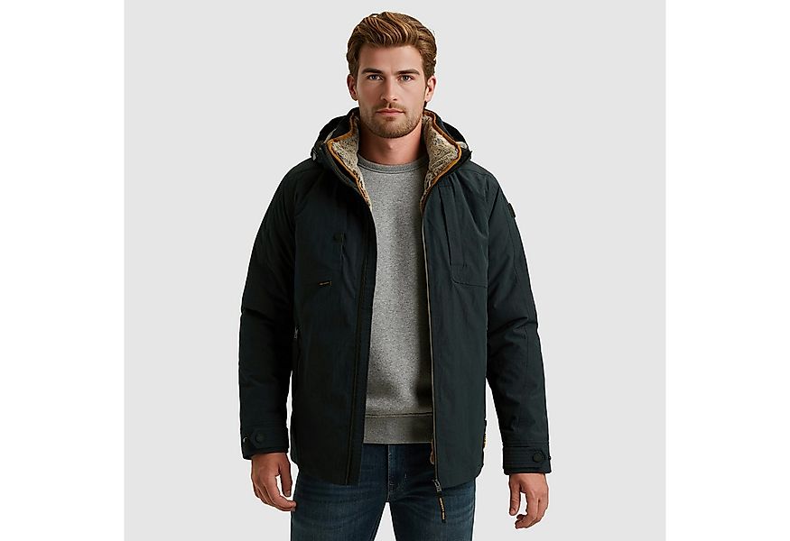 PME LEGEND Winterjacke Herausnehmbares Fellimitat günstig online kaufen