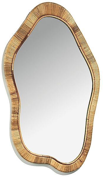 Kobolo Dekoobjekt Spiegel Wandspiegel LENI Rattan, aus natürlchem Rattan günstig online kaufen