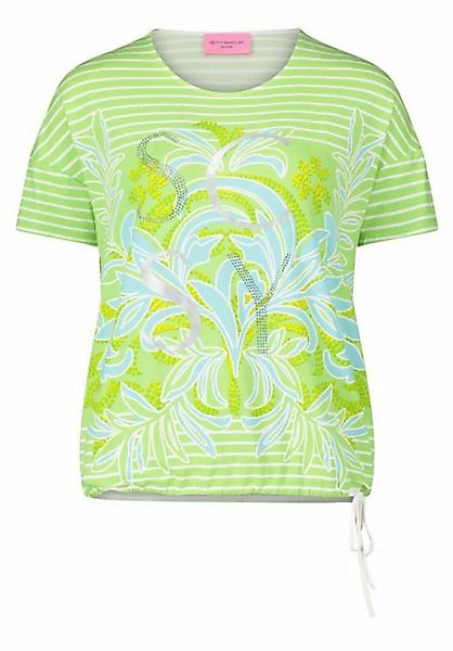 Betty Barclay T-Shirt Shirt Kurz 1/2 Arm, Green/Cream günstig online kaufen