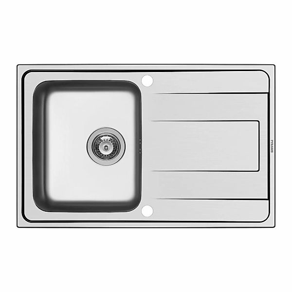 Pyramis Einbauspüle Alea 1B 1D 79 cm x 50 cm Edelstahl günstig online kaufen