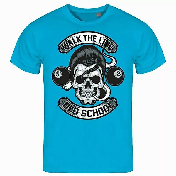 deinshirt Print-Shirt Herren T-Shirt Walk the line Funshirt mit Motiv günstig online kaufen