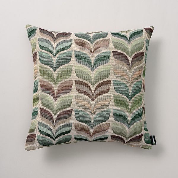 Kissenhülle Mia, grün- beige, 50 x 50 cm, Intenso Premium (144-17) günstig online kaufen