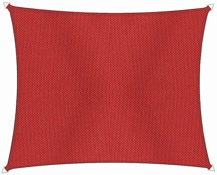 Windhager Sonnensegel "Capri Rechteck", 3x4m, rot günstig online kaufen