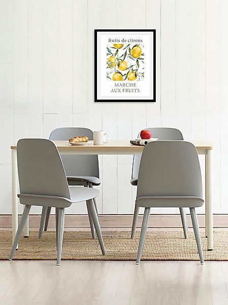 queence Bild »Gemalte Zitronen«, Obst-Obst Bilder-Essen-Lebensmittel-Kunst- günstig online kaufen