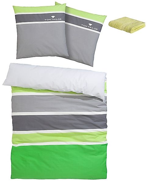 TOM TAILOR HOME Bettwäsche »Felix in Gr. 135x200 oder 155x220 cm«, mit GRAT günstig online kaufen