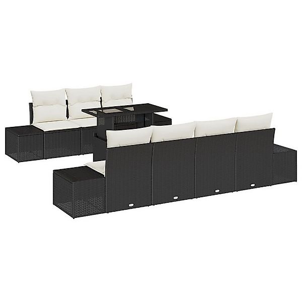 vidaXL Loungesofa Garten Sofa Set 8-teilig Braun Rattan Outdoor Sofa Set, 8 günstig online kaufen