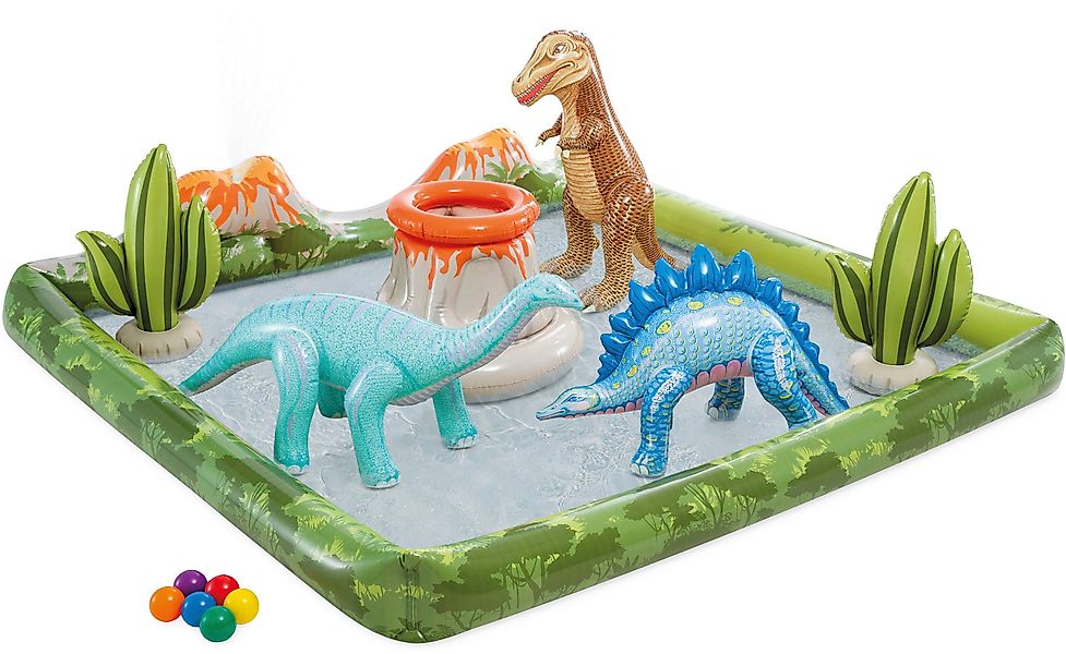 Intex Aufblasbares Spielhaus JURASSIC ADVENTURE PLAY günstig online kaufen