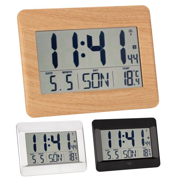 TFA Dostmann Funkwanduhr digitale Wanduhr TFA günstig online kaufen