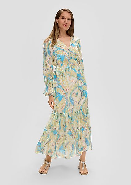 s.Oliver BLACK LABEL Maxikleid Chiffonkleid mit günstig online kaufen