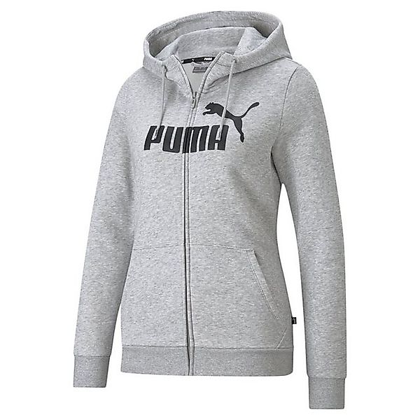 PUMA Kapuzensweatjacke "ESS LOGO FULL-ZIP HOODIE FL" günstig online kaufen