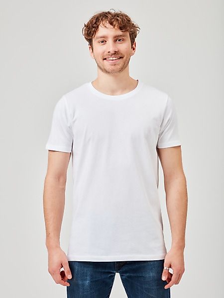 Doppelpack / Basic T-shirt / 100% Baumwolle (Bio) / Rundhals Ausschnitt günstig online kaufen