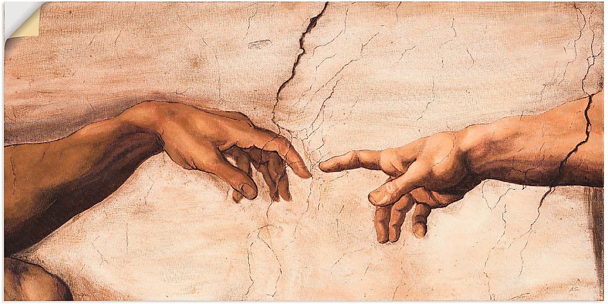 Artland Wandbild "Hände", Religion, (1 St.), als Alubild, Outdoorbild, Lein günstig online kaufen