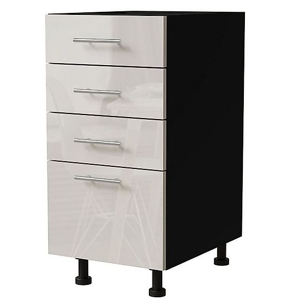 Feldmann-Wohnen Unterschrank Brerra (D4/40, 4 Schubladen - REJS Comfort Box günstig online kaufen