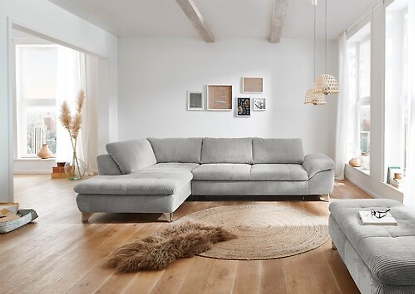 Die PlanBar Ecksofa »MP-IN14007 L-Form« wahlweise mit Bettfunktion und vers günstig online kaufen