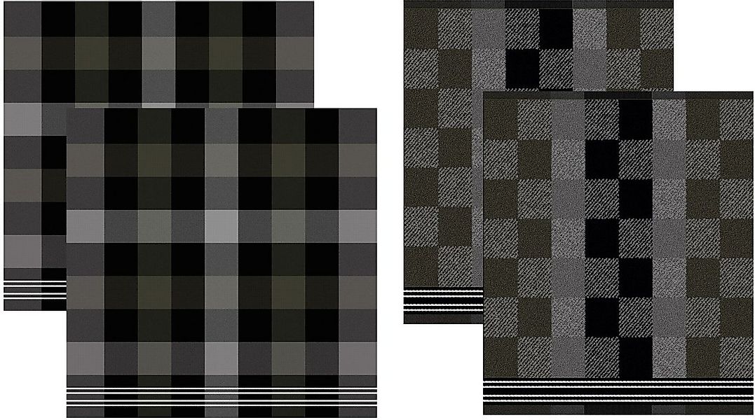 DDDDD Geschirrtuch Feller, (Set, 4-tlg., Combi-Set: bestehend aus 2x Küchen günstig online kaufen