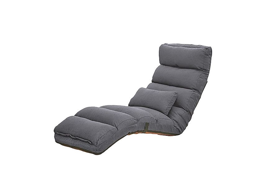 HTI-Living Relaxsessel Relaxliege Maribel Velvet Grau (Stück, 1-St., 1 Rela günstig online kaufen