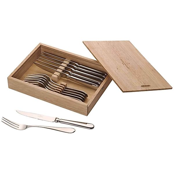 Villeroy & Boch Besteck-Set "Steakbesteck Oscar 12er Set silber" günstig online kaufen