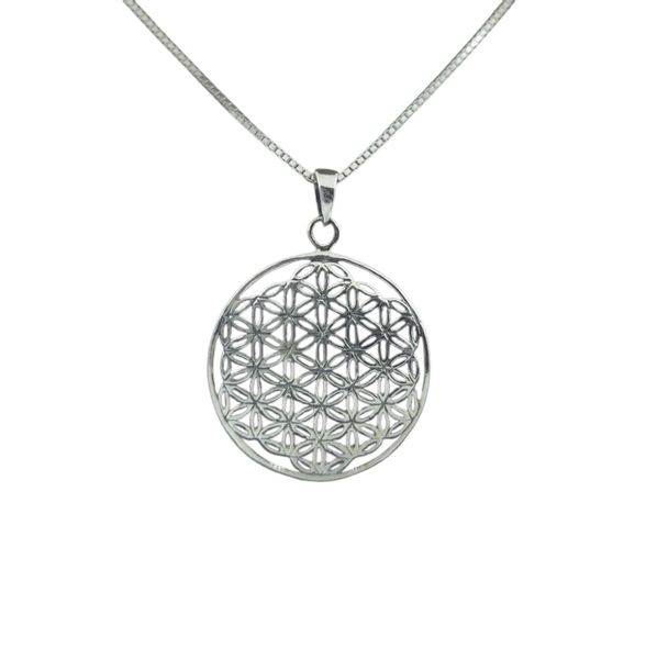 NAHLE Kette mit Anhänger Silberkette Lebensblume günstig online kaufen