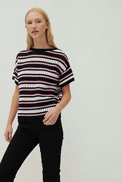 THE FASHION PEOPLE Sweatshirt Openwork T-Shirt knitted günstig online kaufen